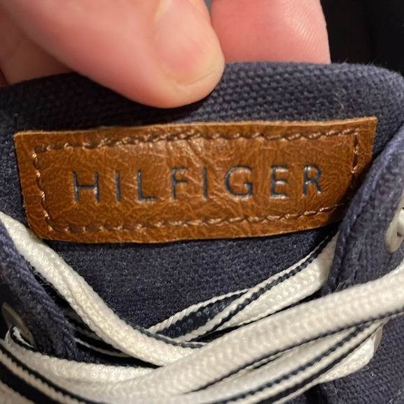 Tommy Hilfiger Men's Petes Boat Shoes Size 9 Blue Preppy Contemporary Fisherman - Picture 14 of 16